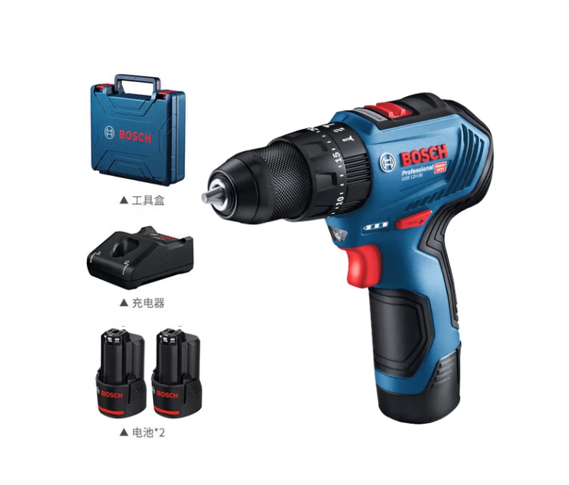 博世手电钻GSR12V-30双电一充